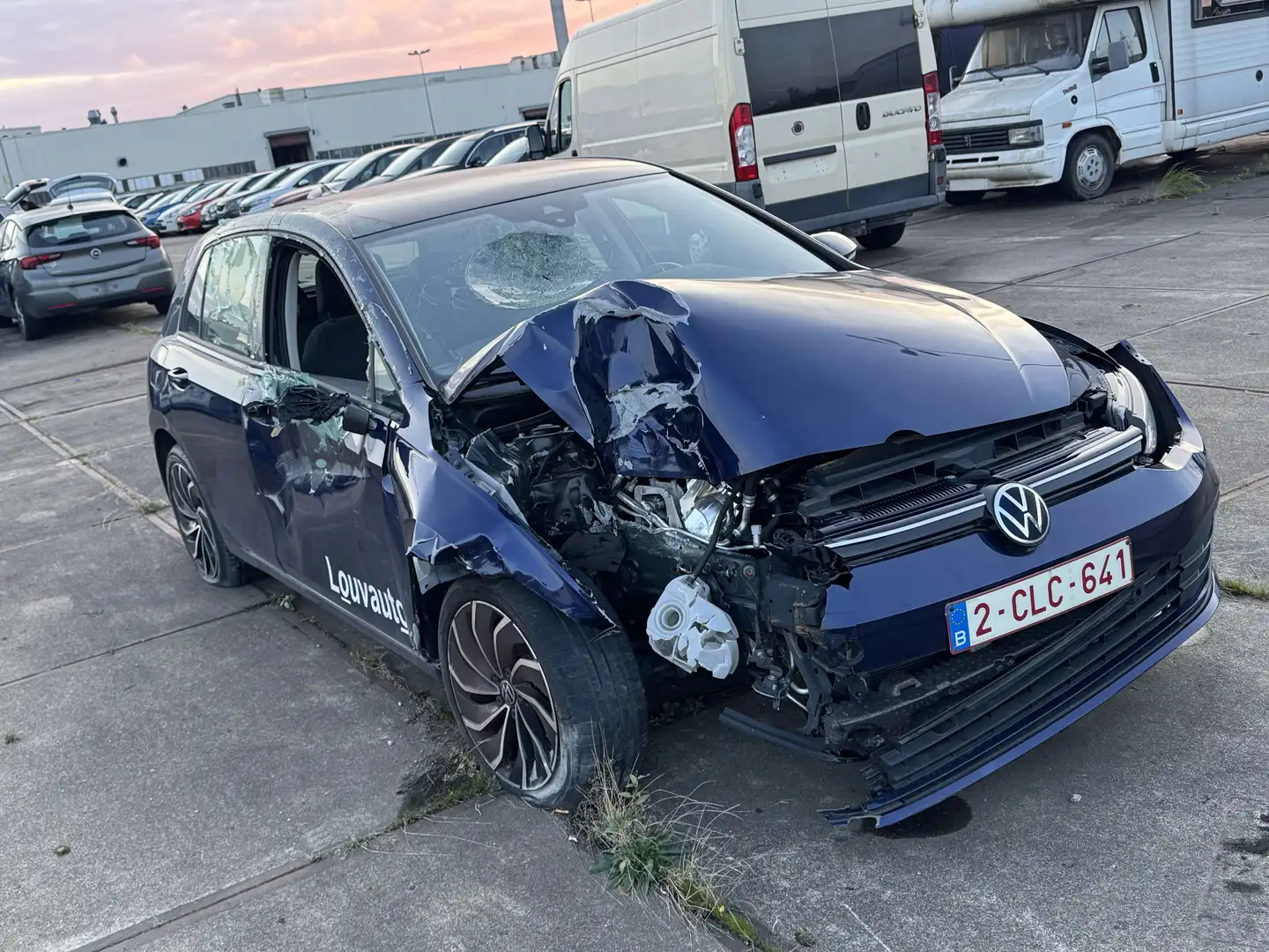 Volkswagen Golf 1.0 TSI/ACCIDENTE/MOTEUR OK/ Bleu - 2
