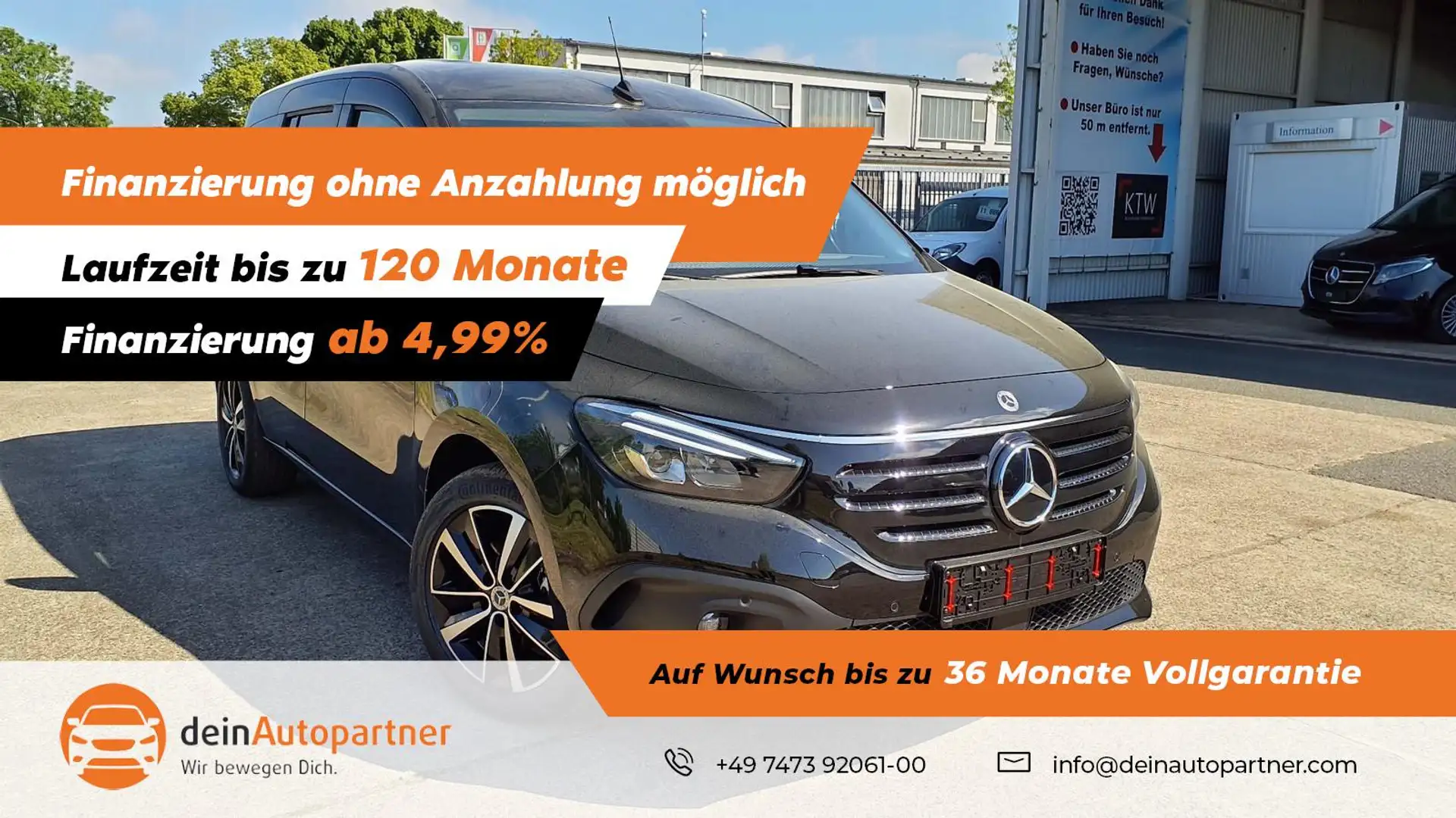 Mercedes-Benz EQT 200 Premium Plus LED/LEDER/SIDE/LANE Negro - 1