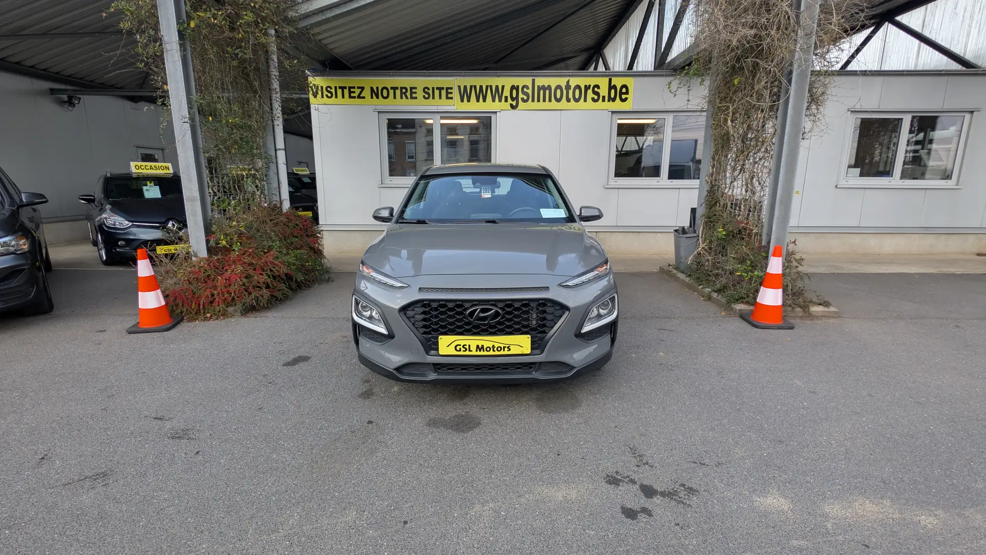 Hyundai KONA 1.0T-GDi 120cv Grise 05/19 Airco GPS Bluetooth USB Grijs - 2