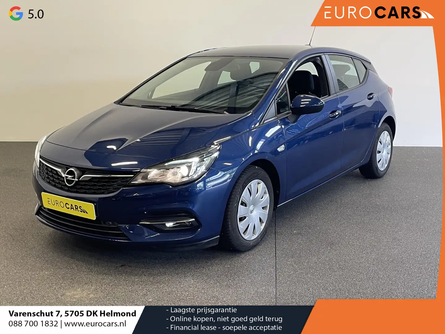 Opel Astra 1.2 Business Edition Climate control Navigatie Cru Blauw - 1