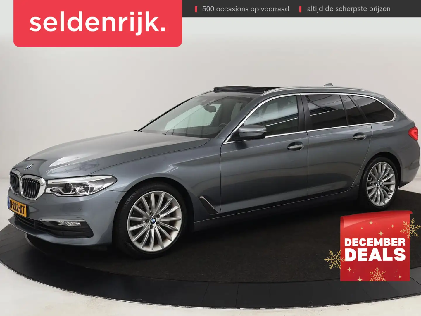 BMW 520 5-serie 520i High Executive | Panoramadak | Trekha Grijs - 1