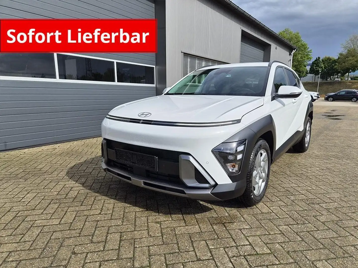 Hyundai KONA Trend 1.6 T-GDI 150PS Automatik Voll-LED-Schein... Weiß - 1