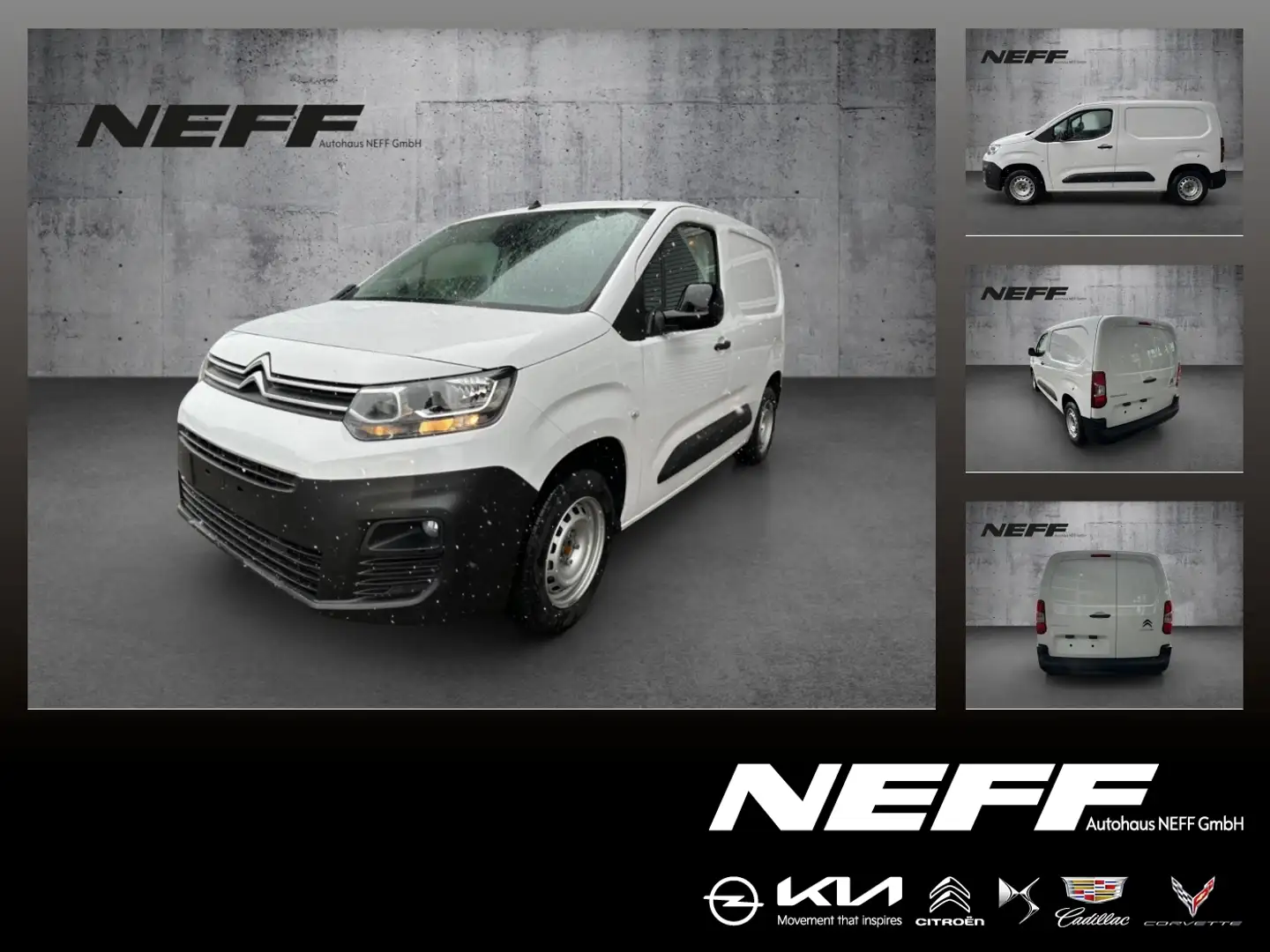 Citroen Berlingo Kasten 1.5 BlueHDi 100 FAP L1 FLA Wit - 1