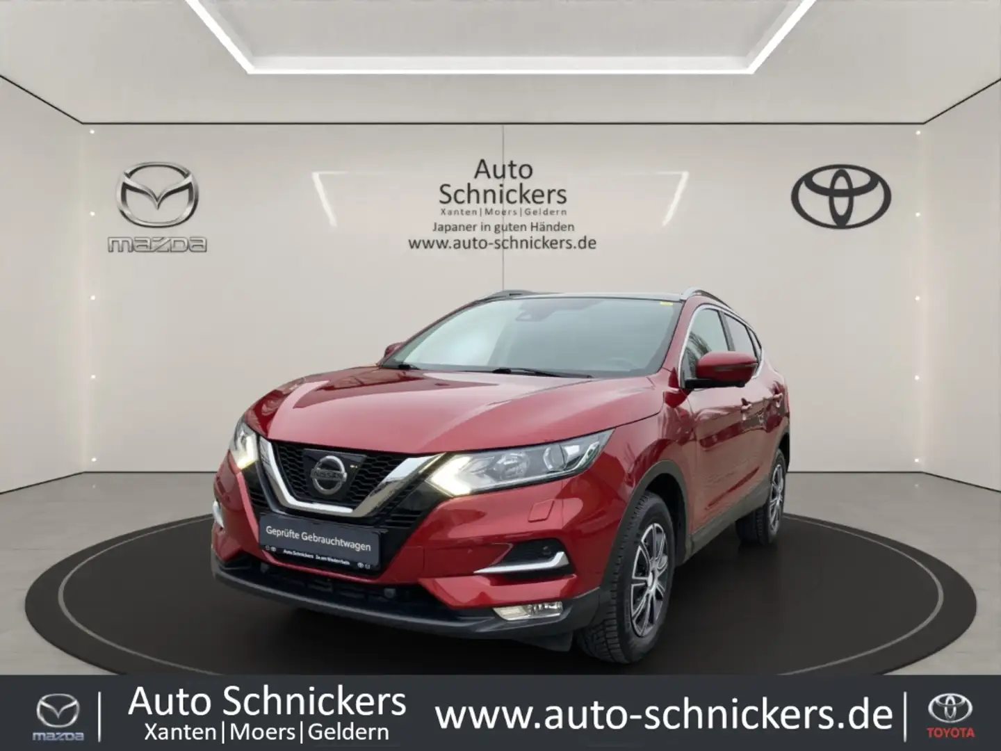 Nissan Qashqai 1.2 DIG-T N-Connecta+360°CAM+NAV Rot - 1