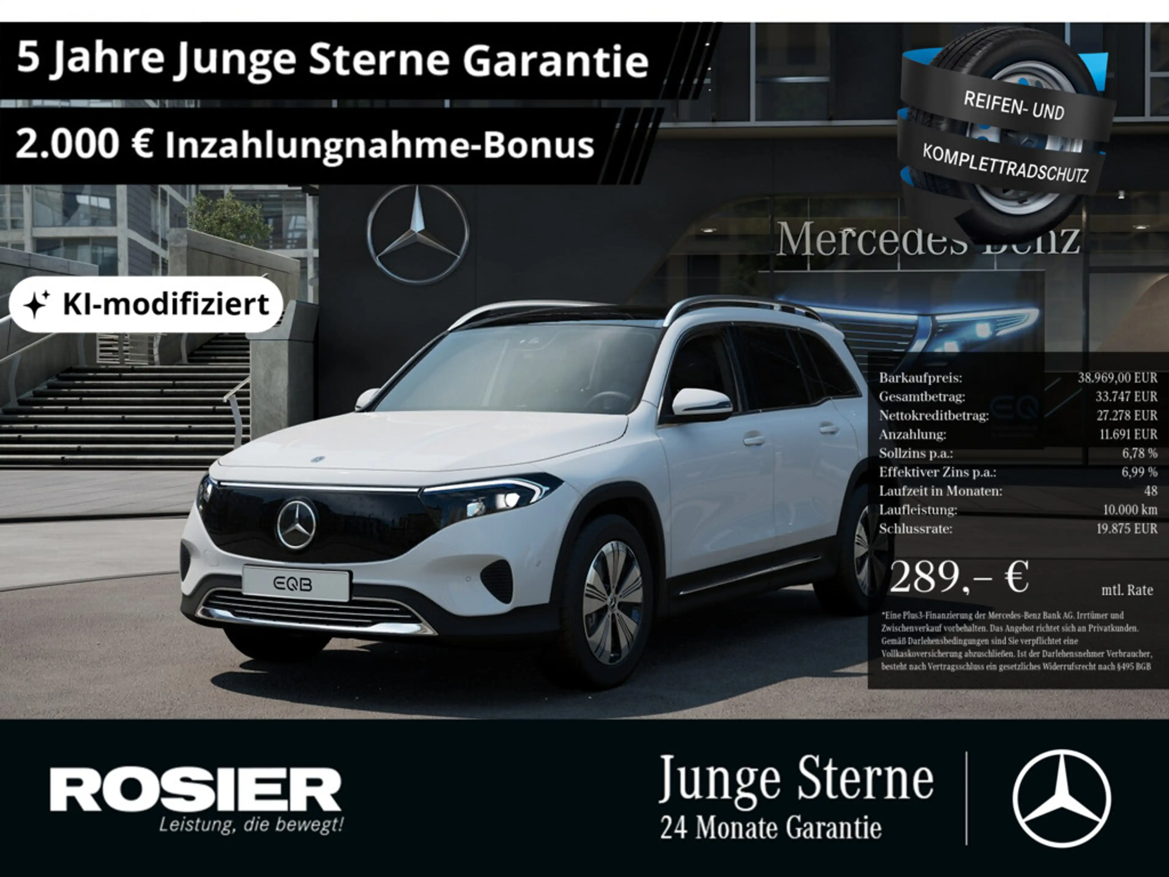 Mercedes-Benz EQB 250 + Progressive Advanced PANO LED NAVI