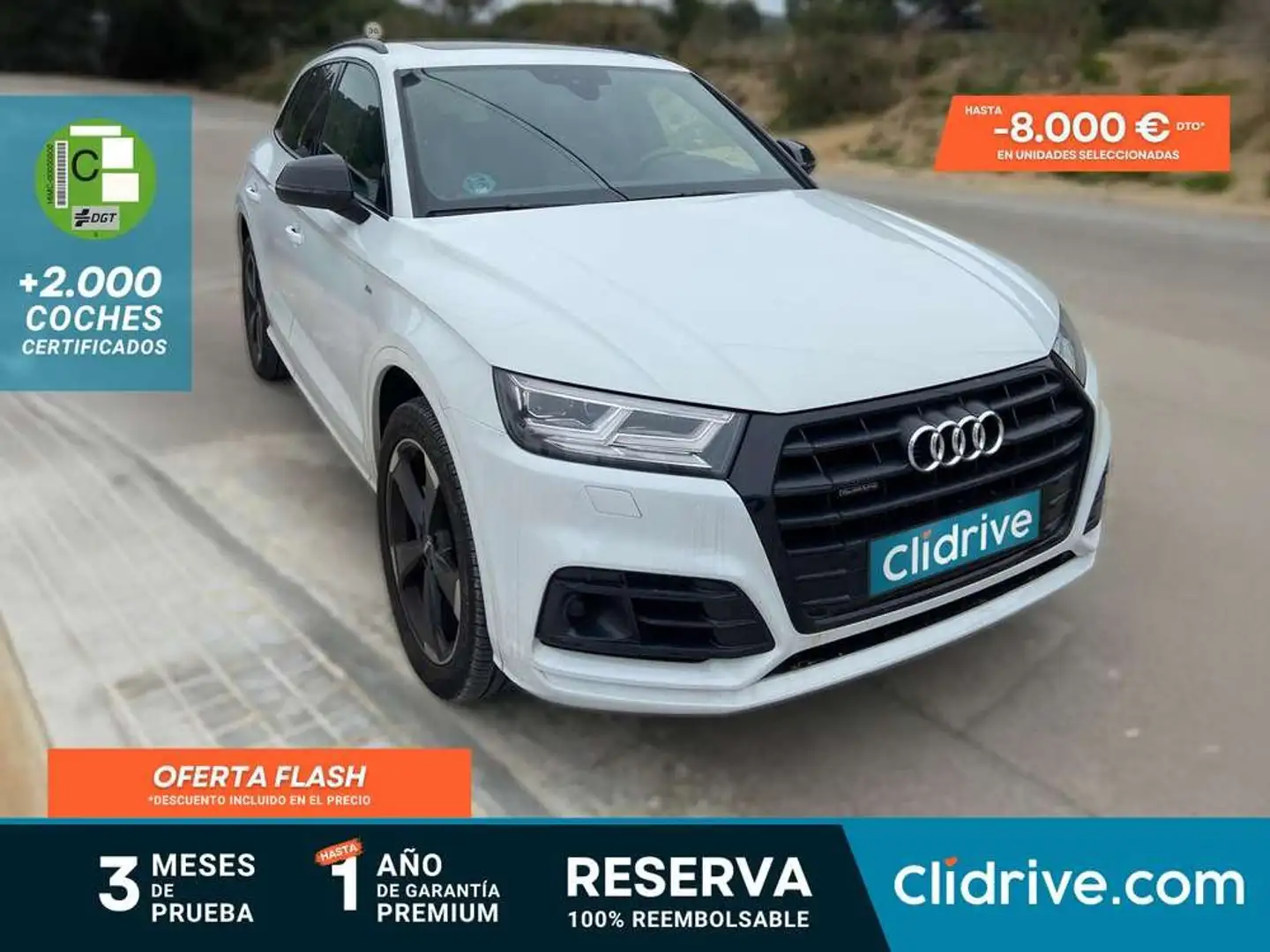 Audi Q5 2.0TDI quattro S tronic Black line 150kW Blanc - 1