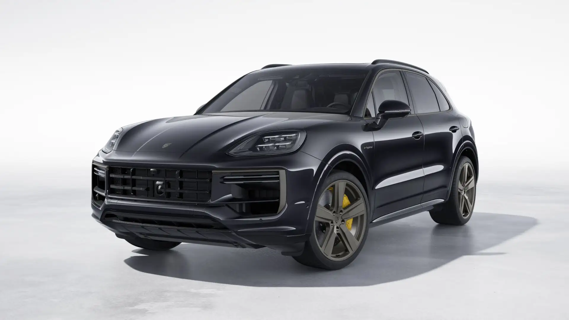 Porsche Cayenne Turbo E-Hybrid Zwart - 1