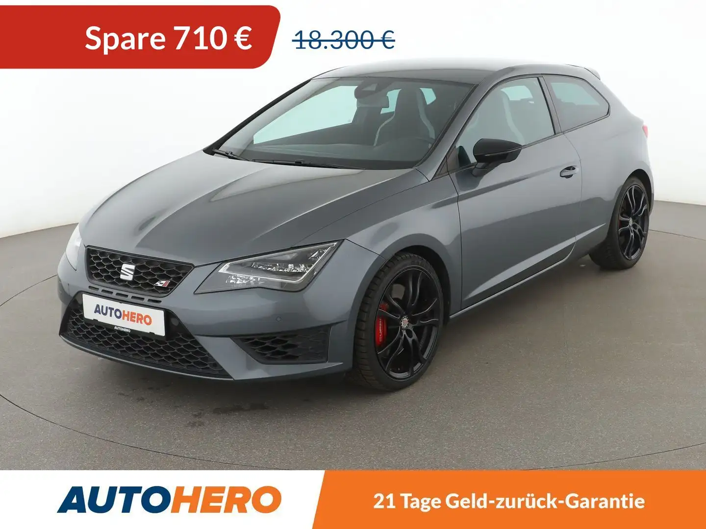 SEAT Leon 2.0 TSI Cupra 280*NAVI*TEMPO*PDC*SHZ* Grau - 1