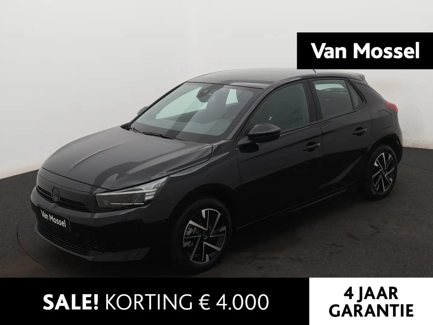 Opel Corsa 1.2 Turbo GS 100pk || € 4.000 VAN MOSSEL VOORRAADV Zwart - 1