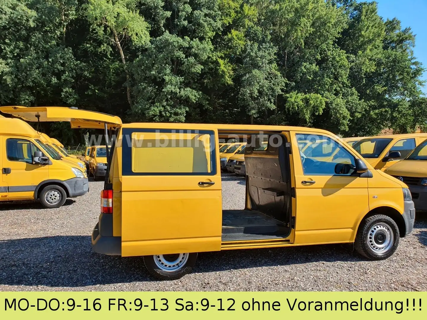 Volkswagen T5 Transporter 2.0TDI EU5*2xSchiebetüre*1.Hand* Gelb - 2