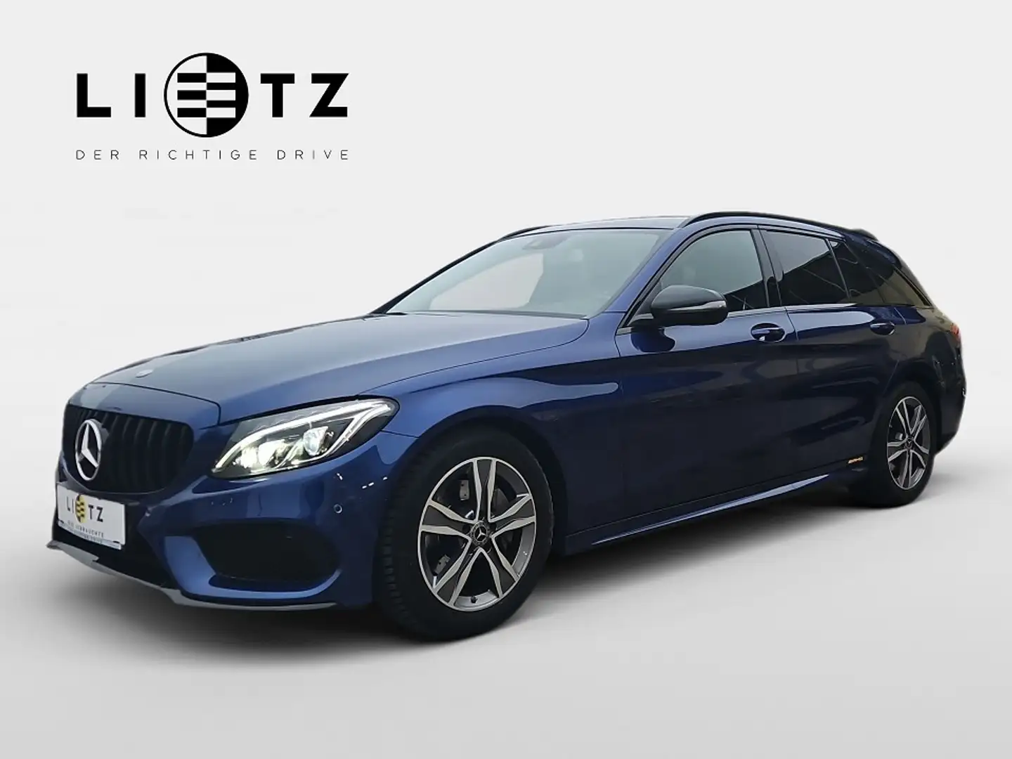 Mercedes-Benz C 200 d T AMG Line Automatik Blau - 1