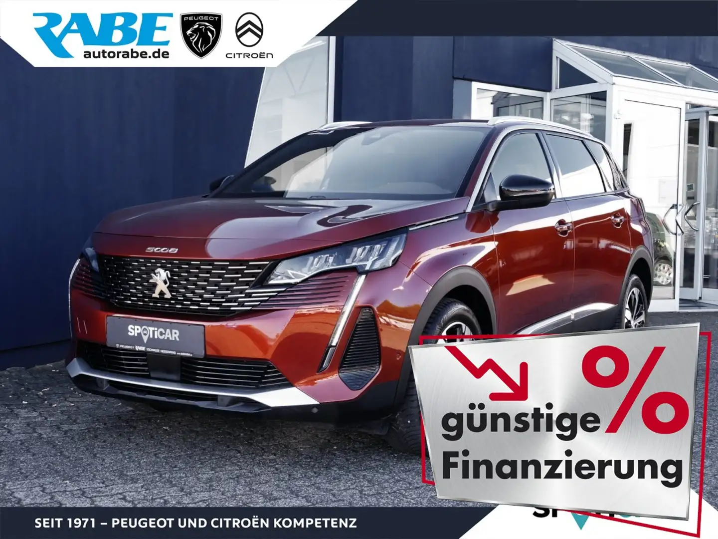 Peugeot 5008 Allure Pack 130 PT 7-Sitze+Autm+GripCt+Navi Klima Brun - 1