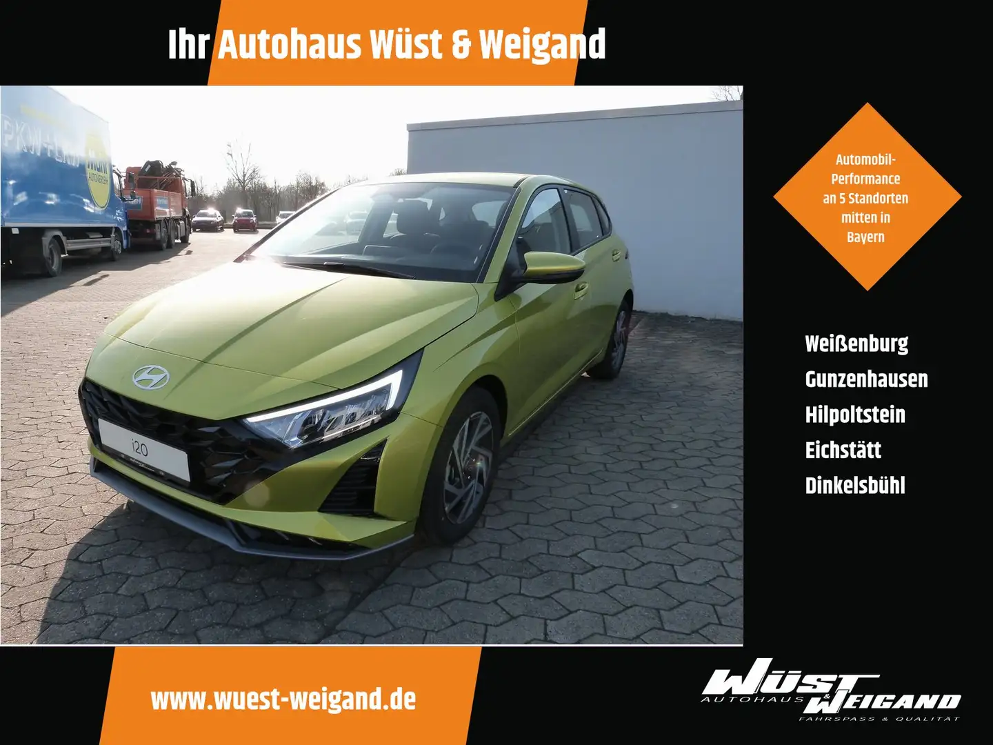Hyundai i20 1.0 A Trend Lichtpaket Gelb - 1