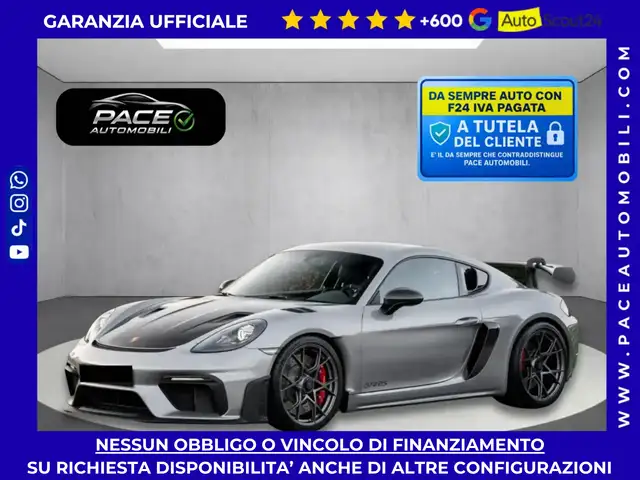 Porsche Cayman GT4 RS WEISSACH PDK SEDILI RS BLACK PACK PDC