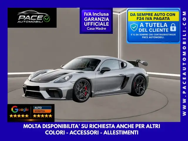 Porsche Cayman GT4 RS WEISSACH PDK SEDILI RS BLACK PACK PDC