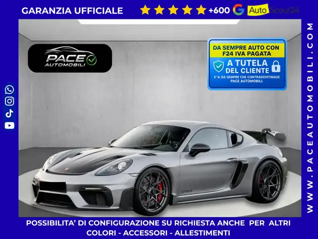 Porsche Cayman GT4 RS WEISSACH PDK SEDILI RS BLACK PACK PDC