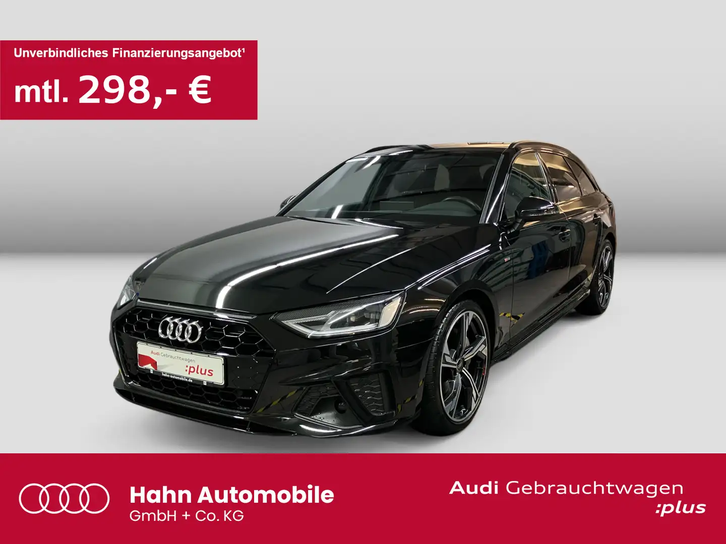Audi A4 40 TFSI S line B&O Virtual Einparkh Bus Noir - 1