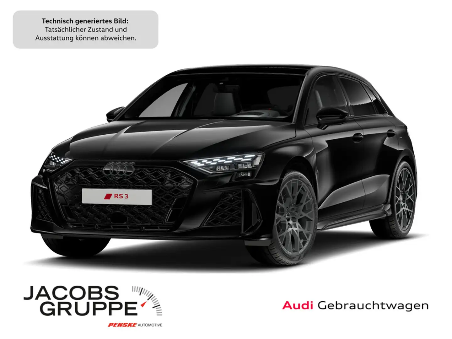 Audi RS3 Schwarz - 1
