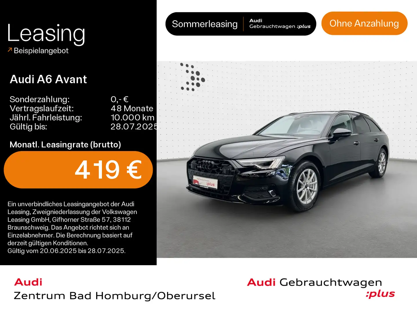 Audi A6 Sport advanced 35 TDI*Navi*Matrix*Alu*P Schwarz - 1
