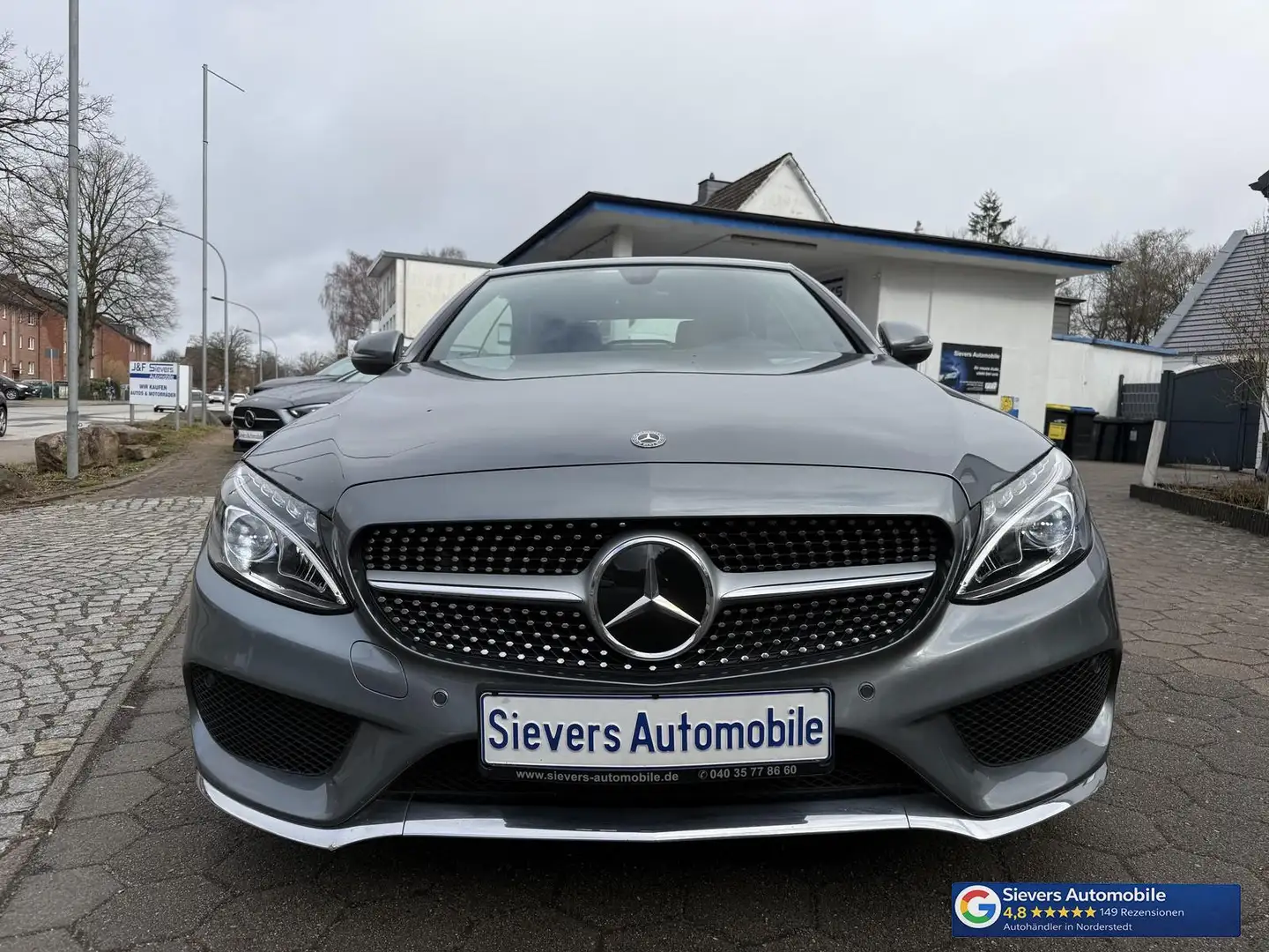 Mercedes-Benz C 220 d Cabrio 9G-Tronic AMG ACC Airscarf LED SHZ Navi Grau - 2