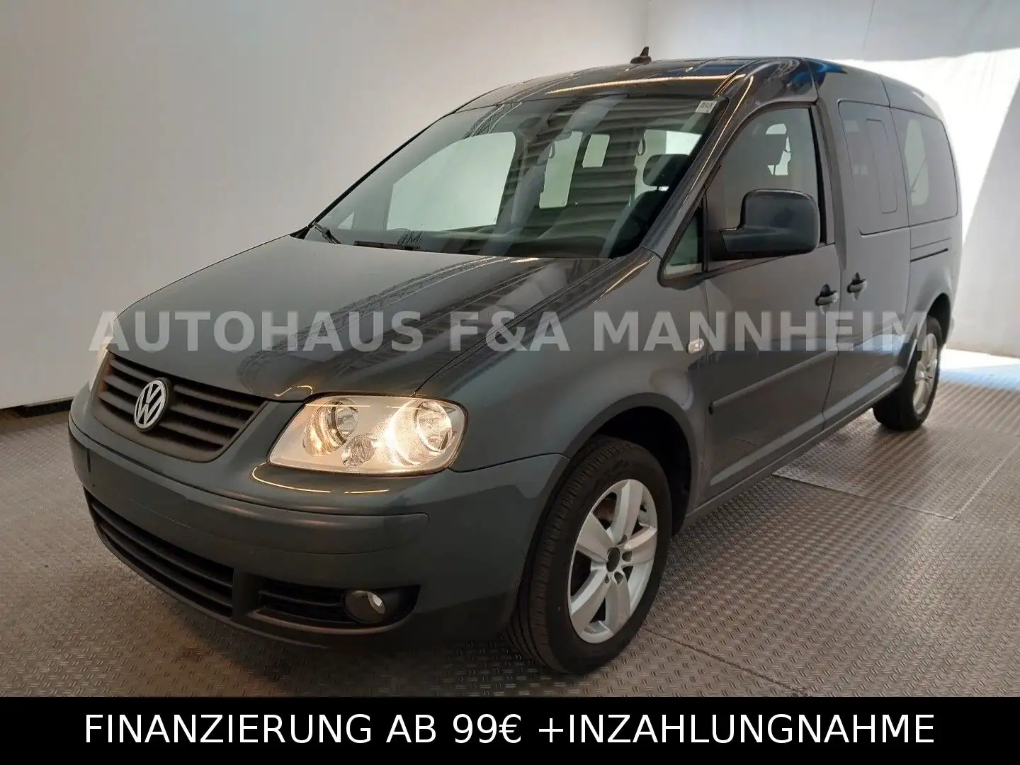 Volkswagen Caddy Maxi Life Gewinner 7 SItzer Klima Navi PDC Gris - 1
