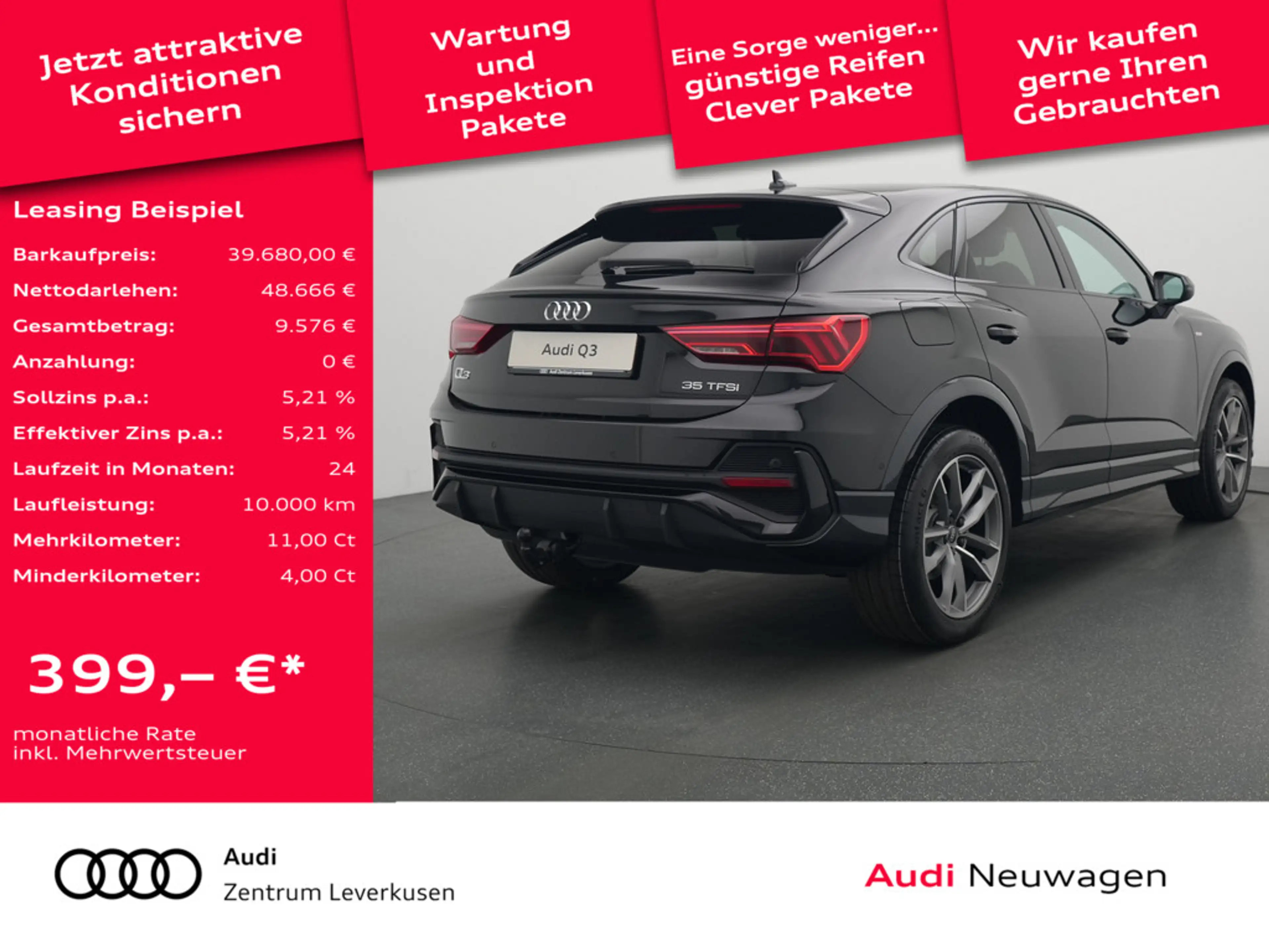 Audi Q3 Sportback S line PANO AHK LED KAM ACC PDC — photo 2