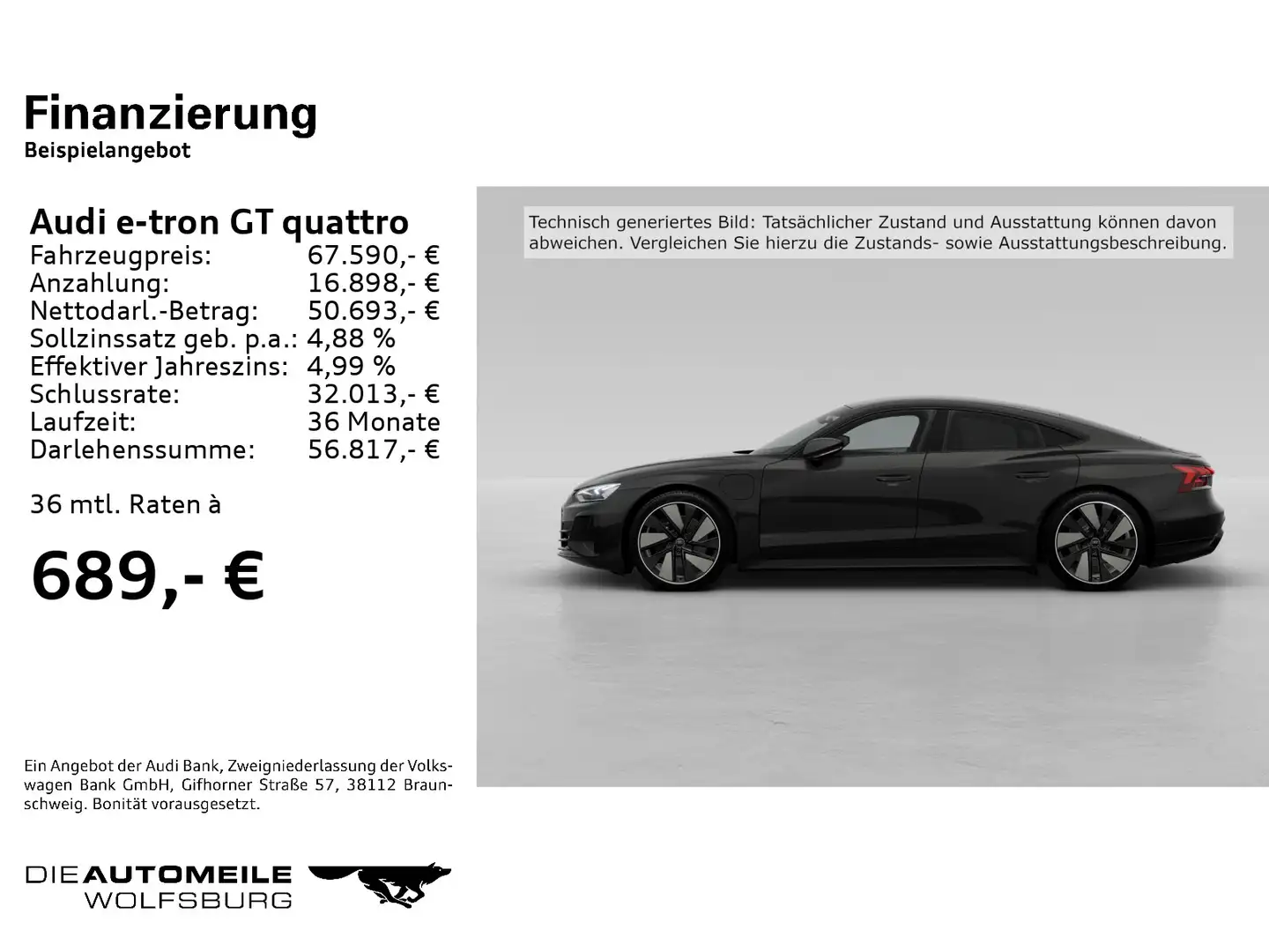 Audi e-tron GT Pano/Tempo/Einparkhi Noir - 2