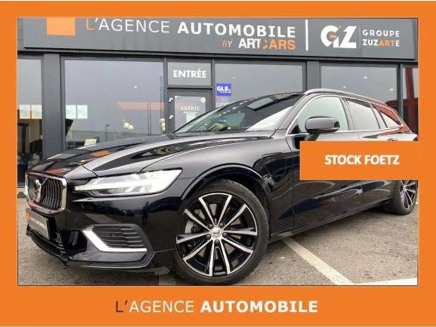 Volvo V60 T6 AWD RECHARGE Noir - 1