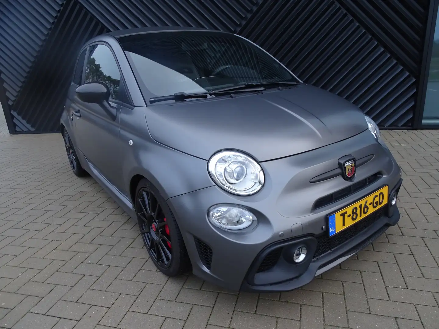 Fiat 500 Abarth 500 Abarth 1.4 T-Jet Competizione Cabrio Gris - 2