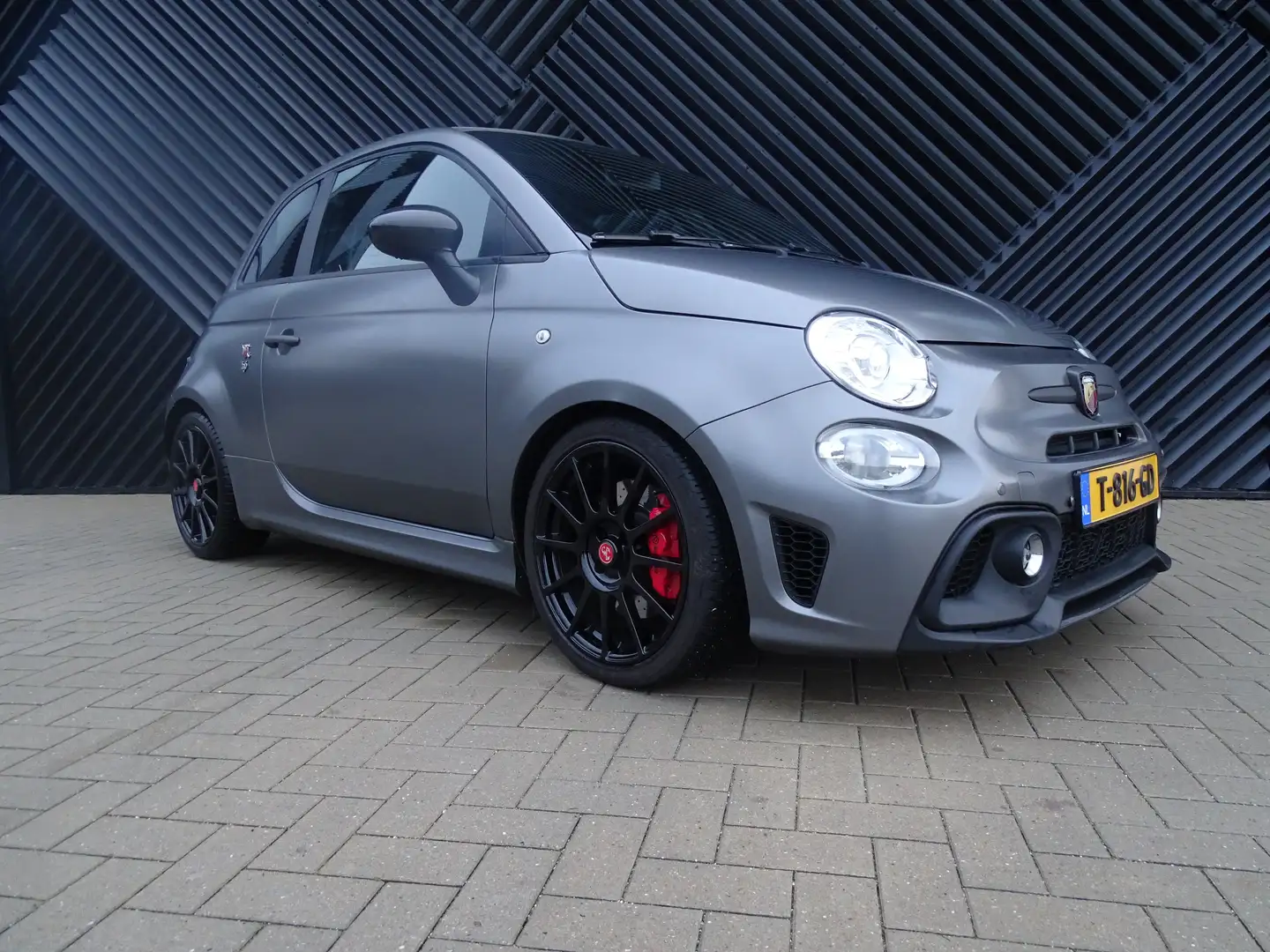 Fiat 500 Abarth 500 Abarth 1.4 T-Jet Competizione Cabrio Gris - 1