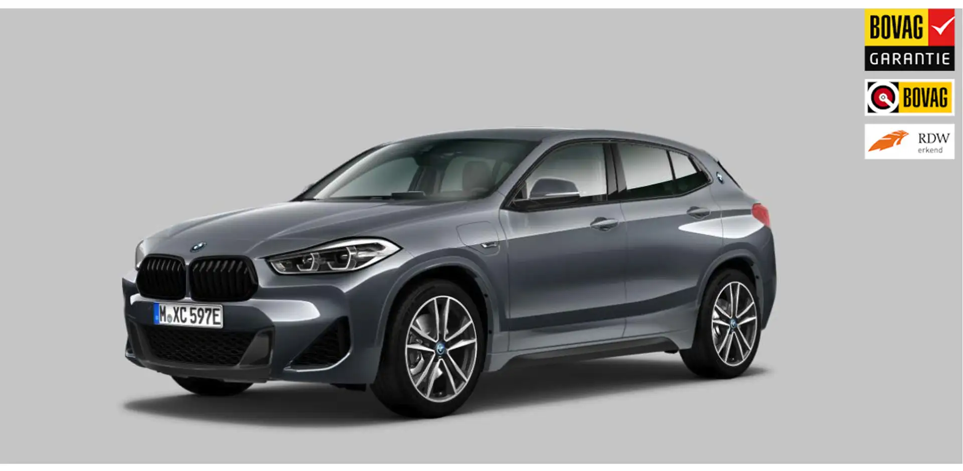 BMW X2 XDrive25e High Executive M Sport|Head-up|Ambiance| Grijs - 1