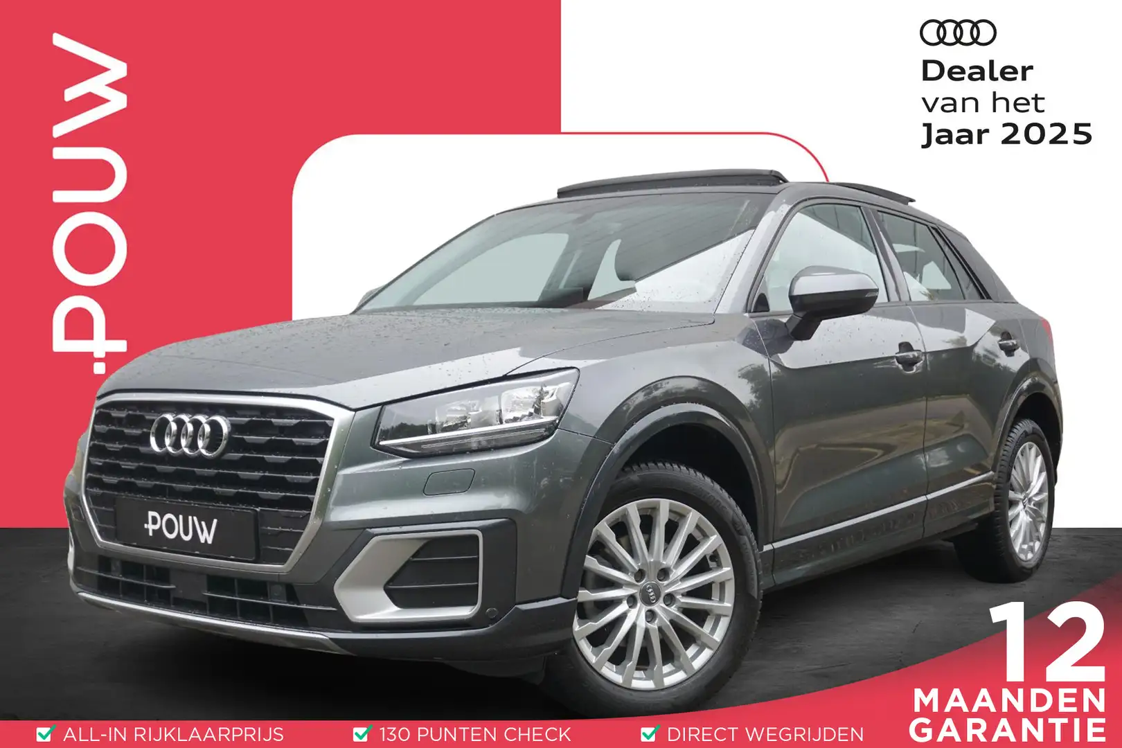 Audi Q2 35 TFSI 150pk S-tronic S Edition | Panoramadak | P Grijs - 1