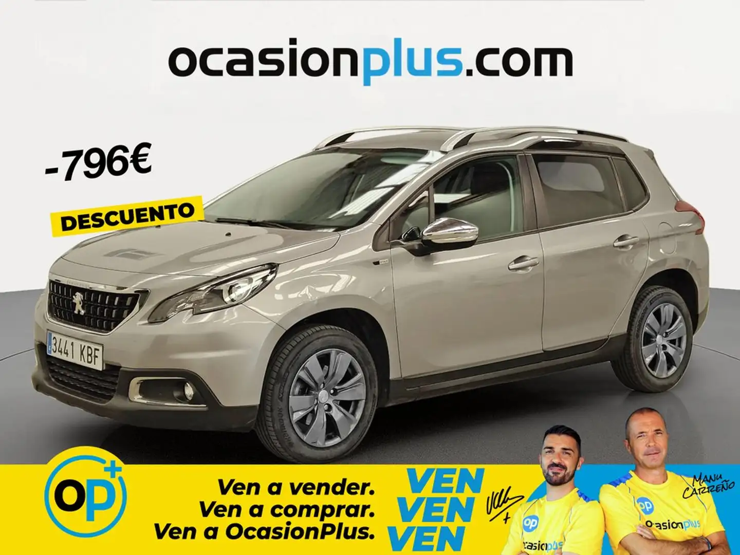 Peugeot 2008 1.2 PureTech S&S Style EAT6 110 Gris - 1