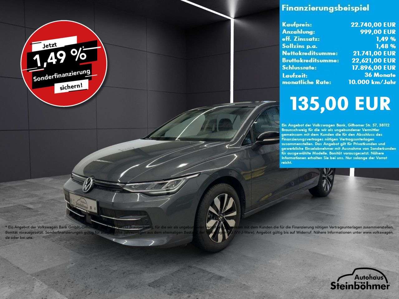 Volkswagen Golf 2025 — GOAL 1.5TSI LED AppCon SHZ ACC SideAssist