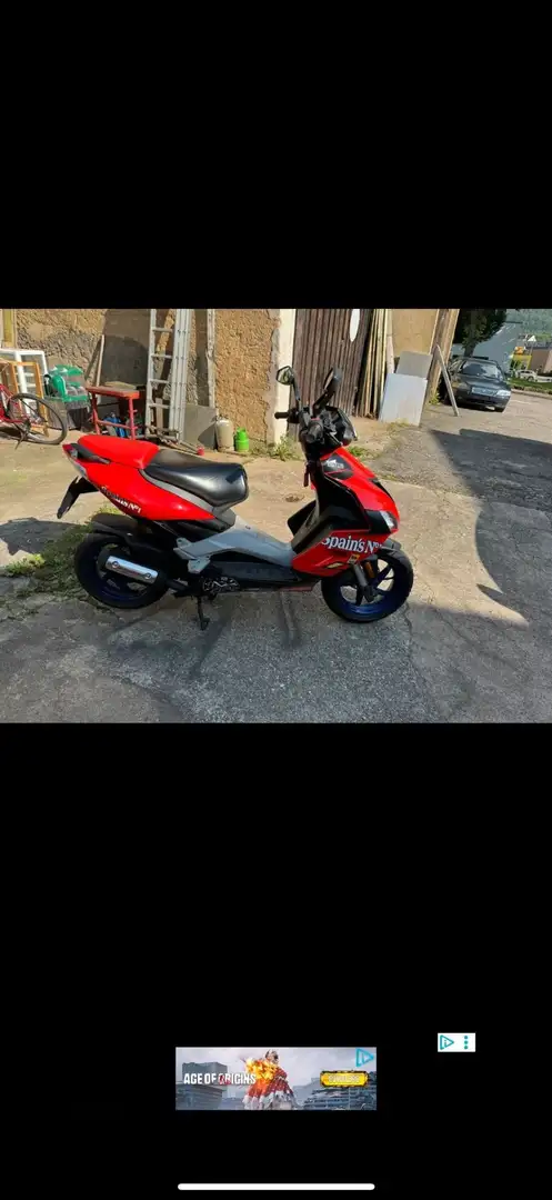 Aprilia SR 50 ditech einspritzer Rouge - 1