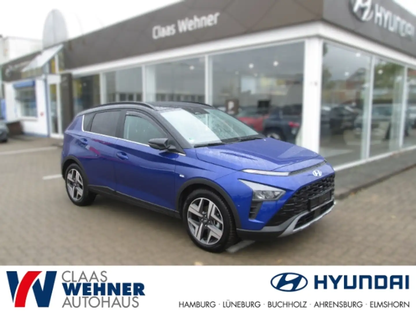 Hyundai BAYON Prime Mild-Hybrid 2WD 1.0 T-GDI EU6d Voll LED Andr Bleu - 1