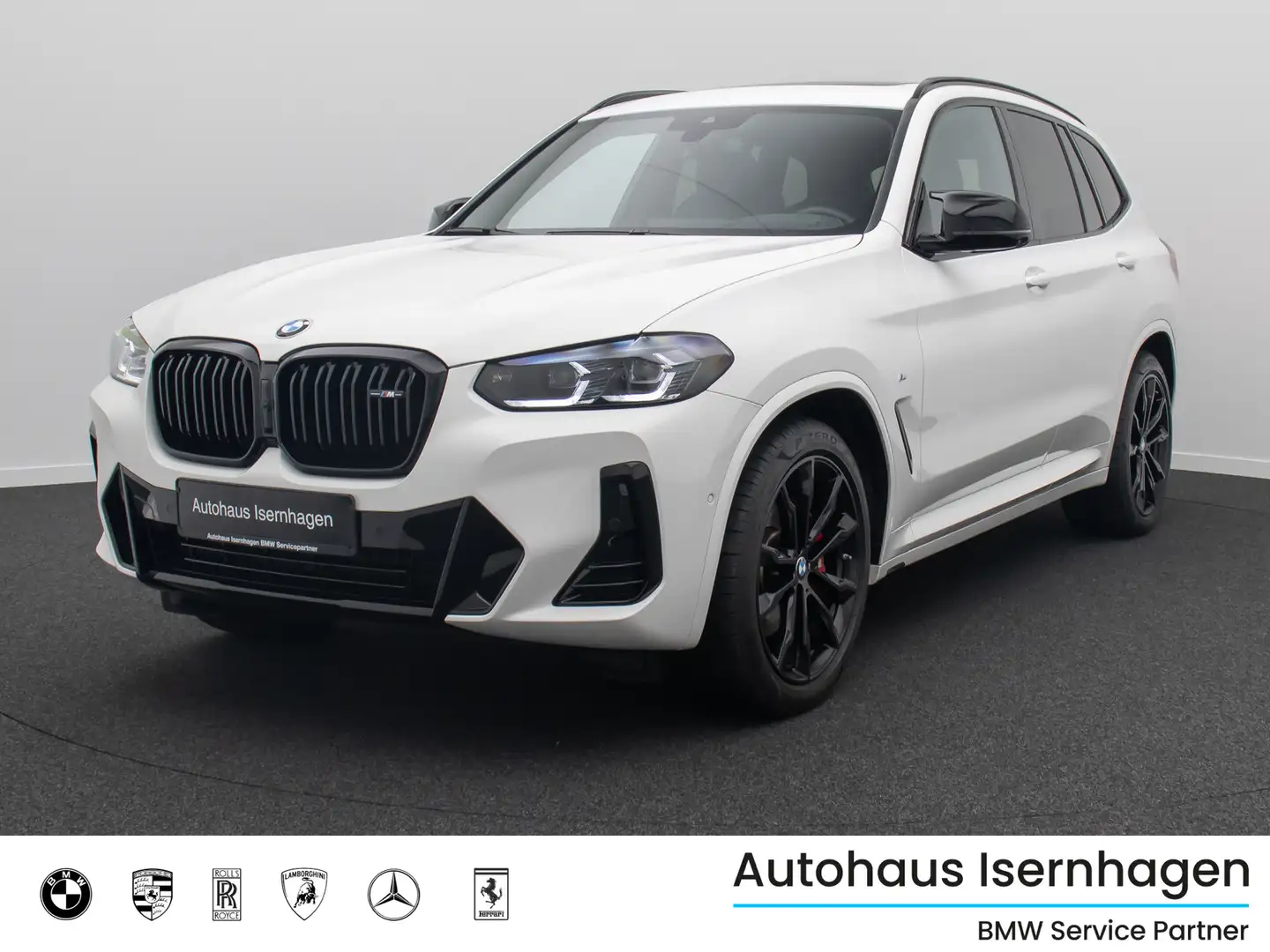 BMW X3 M40d Panorama 360°HUD DAB H K Komfort 20Zoll Weiß - 1