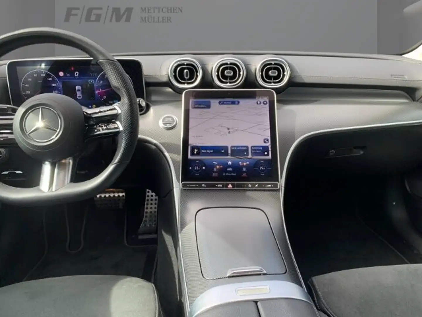 Mercedes-Benz C 200 4Matic AMG Line +Wide+LED+MBUX+Navi+Night Grijs - 2
