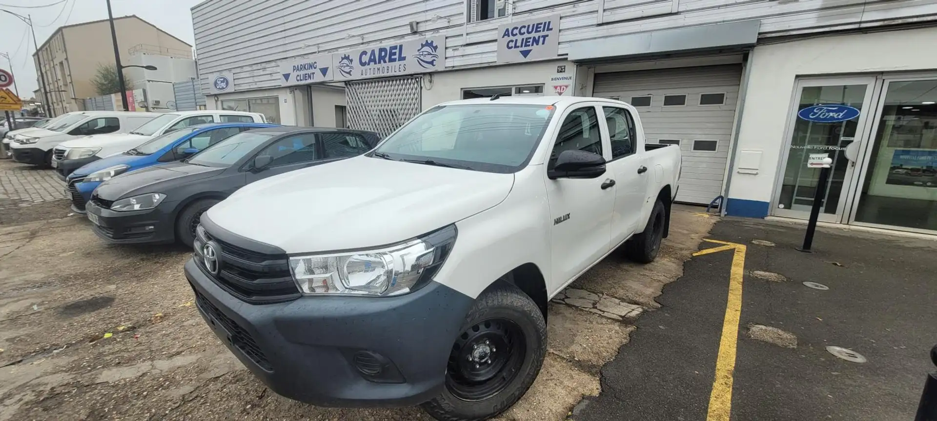 Toyota Hilux IV 4WD 2.4 D-4D 150 DOUBLE CABINE Blanc - 1