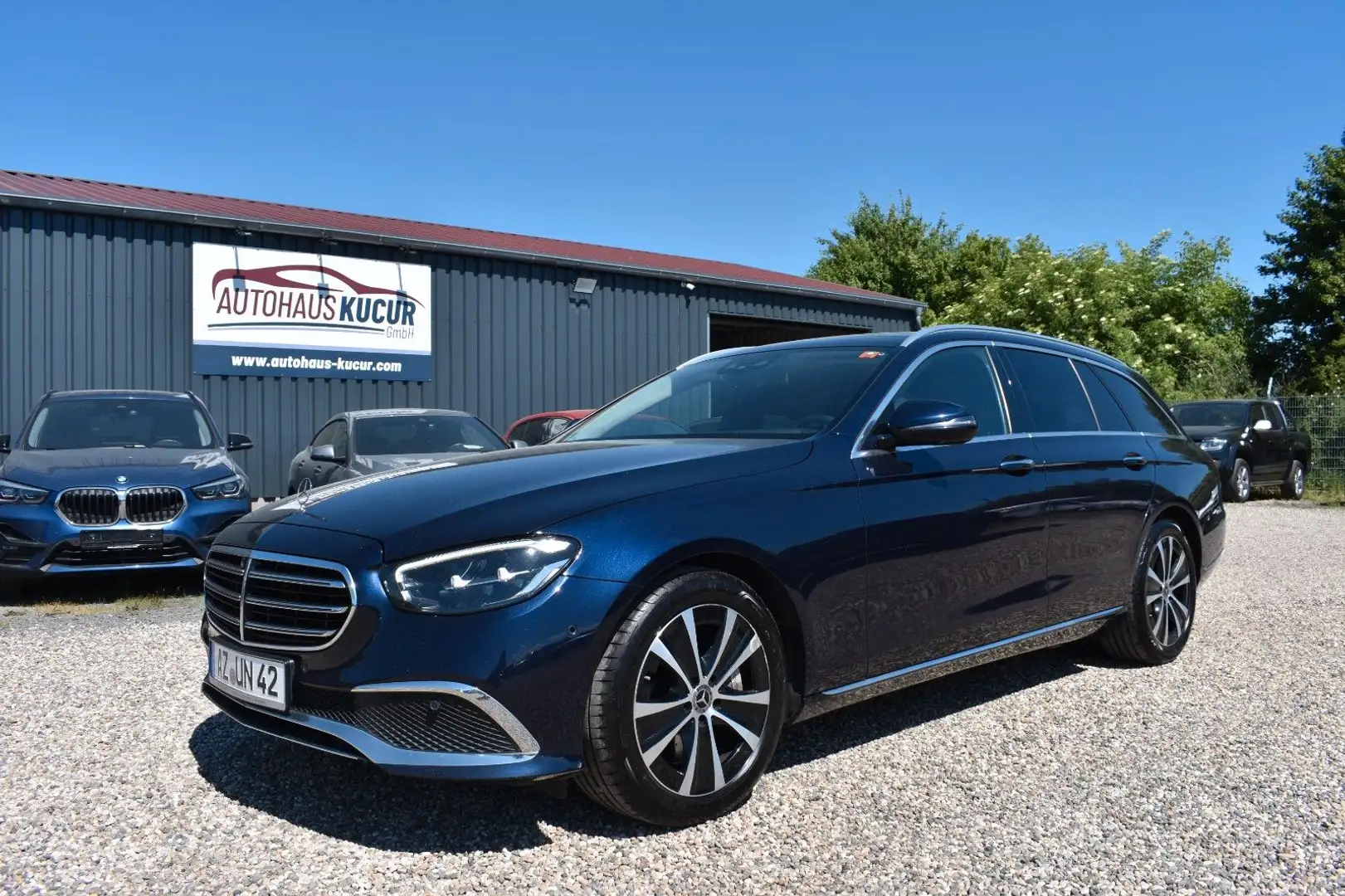 Mercedes-Benz E 400 d T-Modell 4Matic AHK Burmester Leder Azul - 1