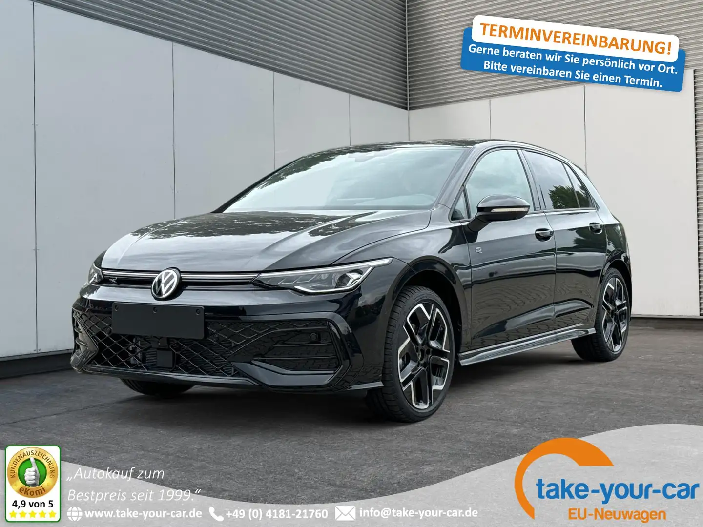 Volkswagen Golf R-Line Limited 360° KAMERA+LED-PLUS+SHZ+ACC+18"... Negru - 1