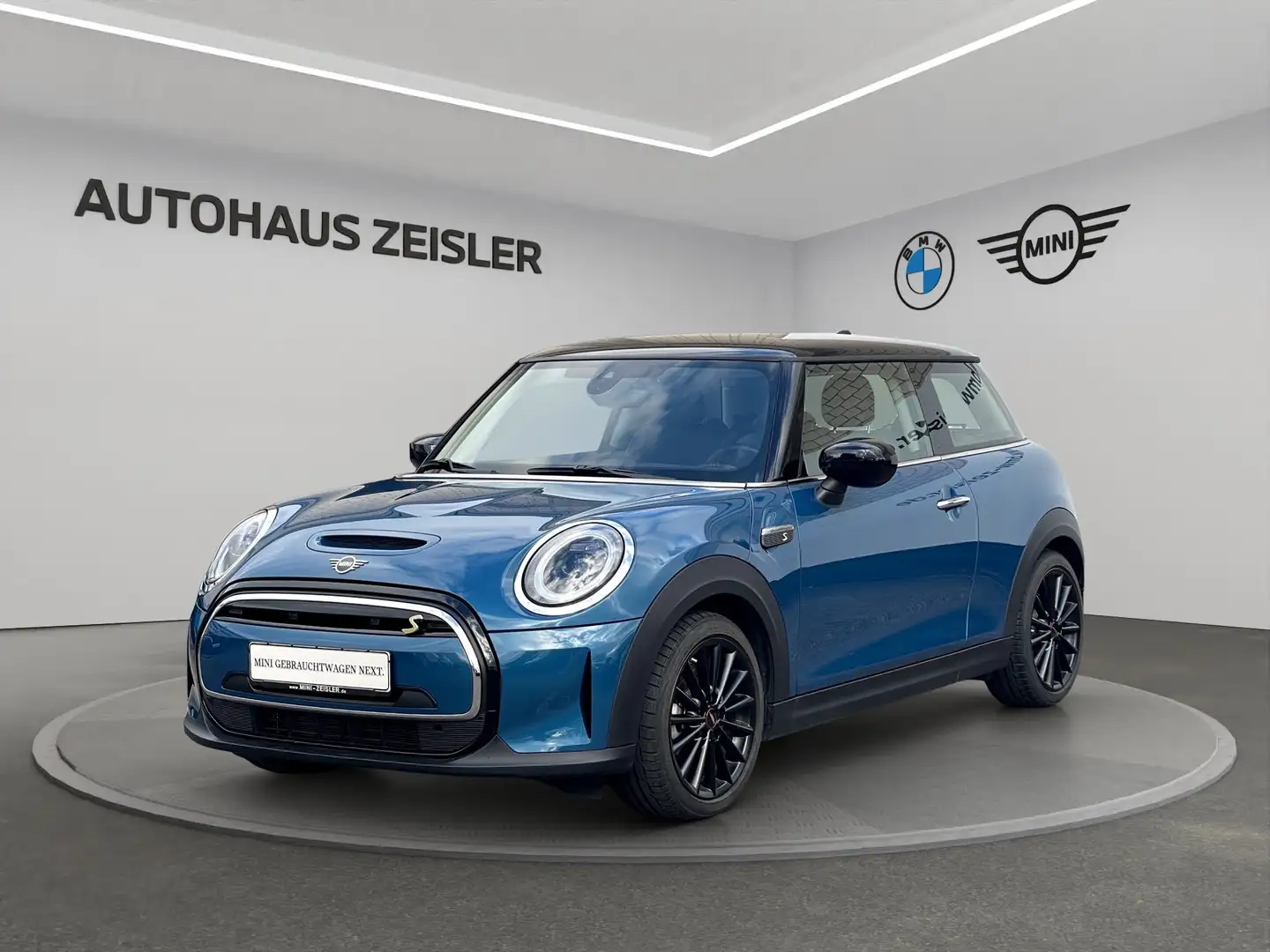 MINI Cooper SE *15tkm* Navi 17´LM Stoff/Leder Sitzheizung Tempoma Blau - 1