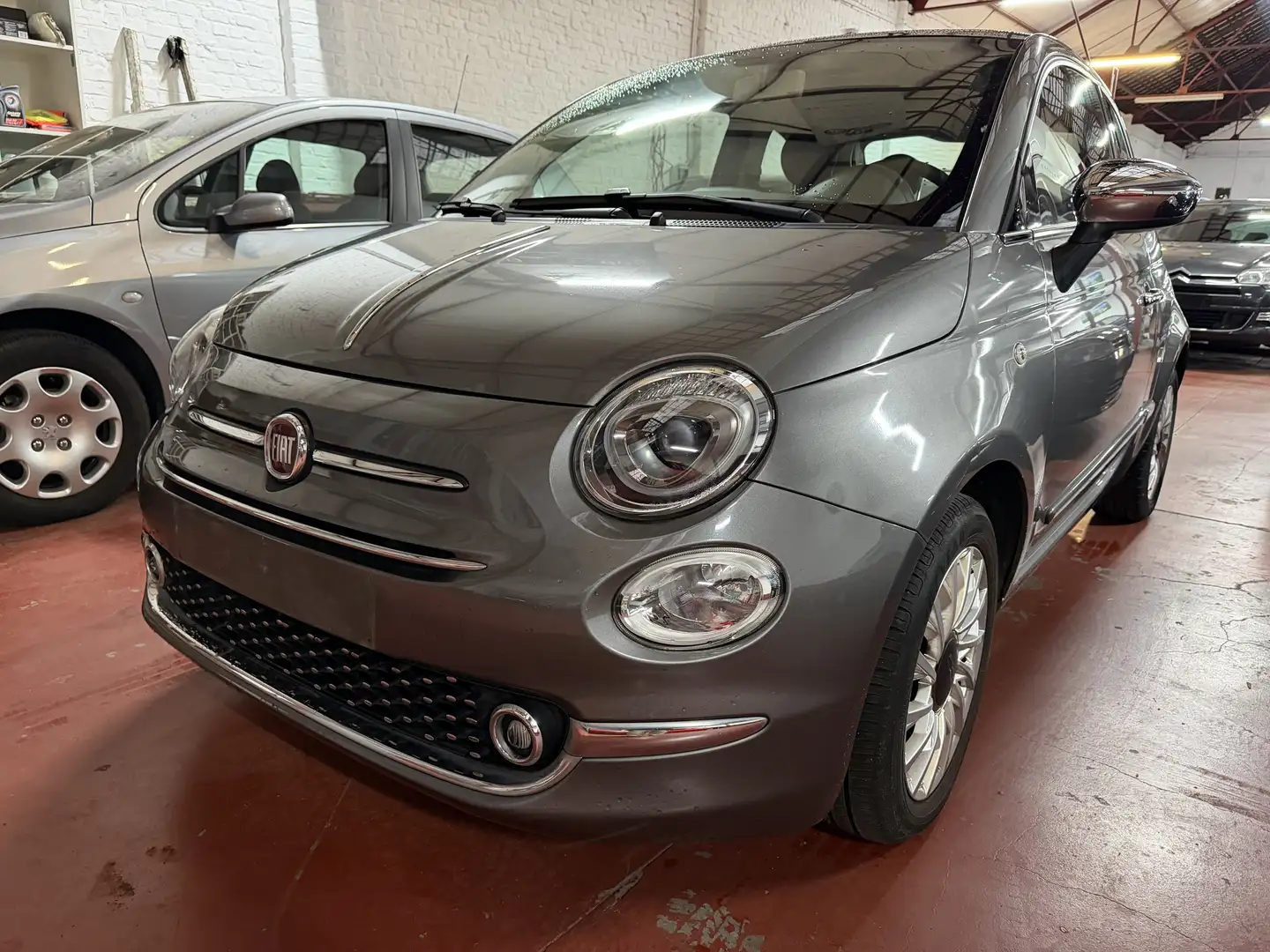 Fiat 500 500 1.2i Lounge Argent - 1