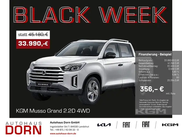 SsangYong Musso Grand 2.2 Quartz 4WD