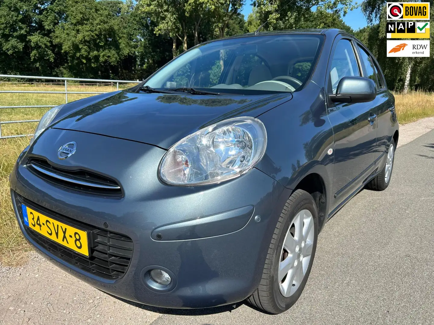 Nissan Micra 1.2 Connect Edition AUTOMAAT dealer ond. vol luxe Gris - 1