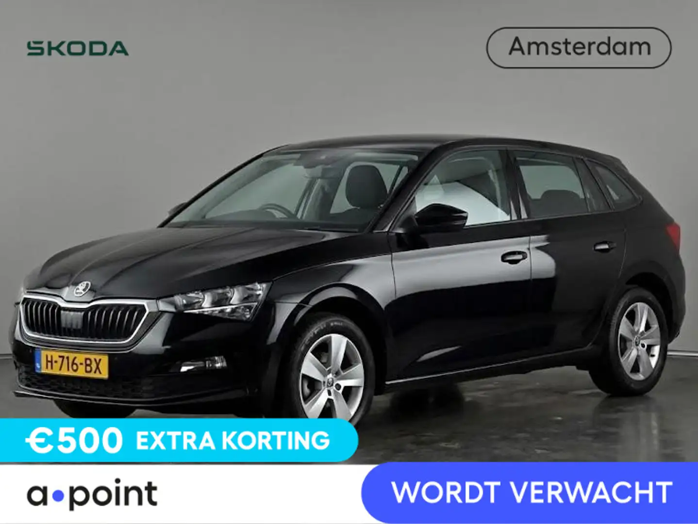Skoda Scala 1.0 TSI Ambition 110pk | Navigatie via App | Clima Zwart - 1