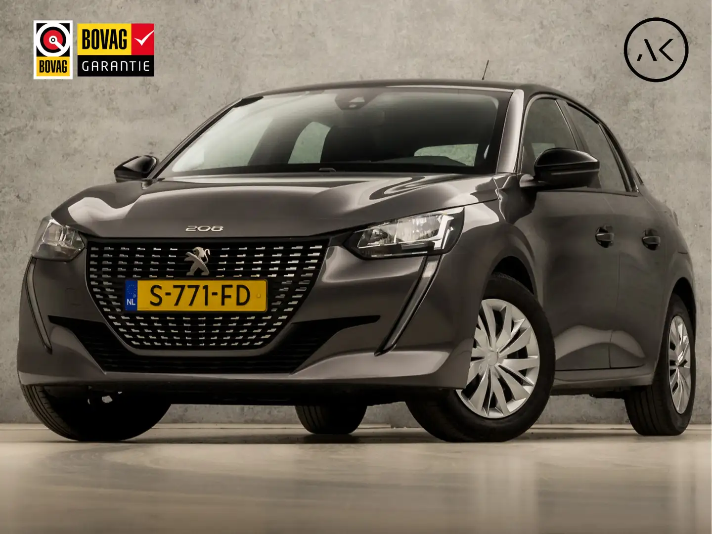 Peugeot 208 1.2 PureTech Active Sport (APPLE CARPLAY, GROOT NA Grijs - 1
