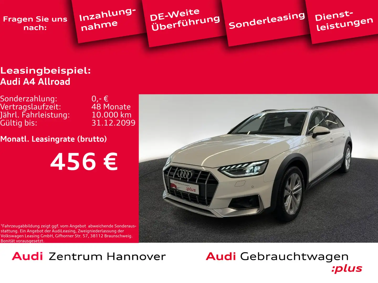 Audi A4 allroad A4 allroad quattro 40 TDI AHK LED Kamera virtual Weiß - 1