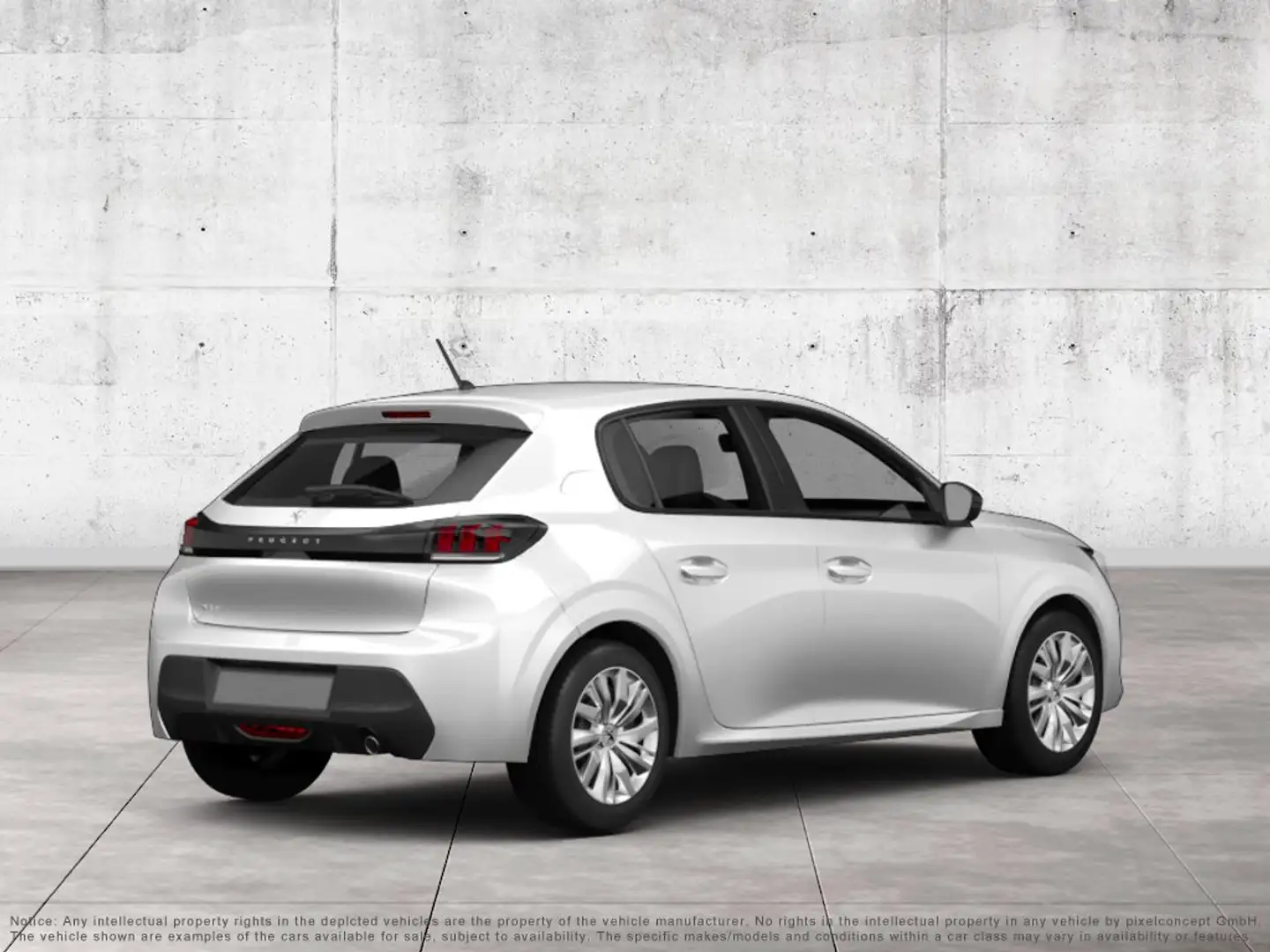 Peugeot 208 Active PureTech 75 DAB Klima Weiß - 2