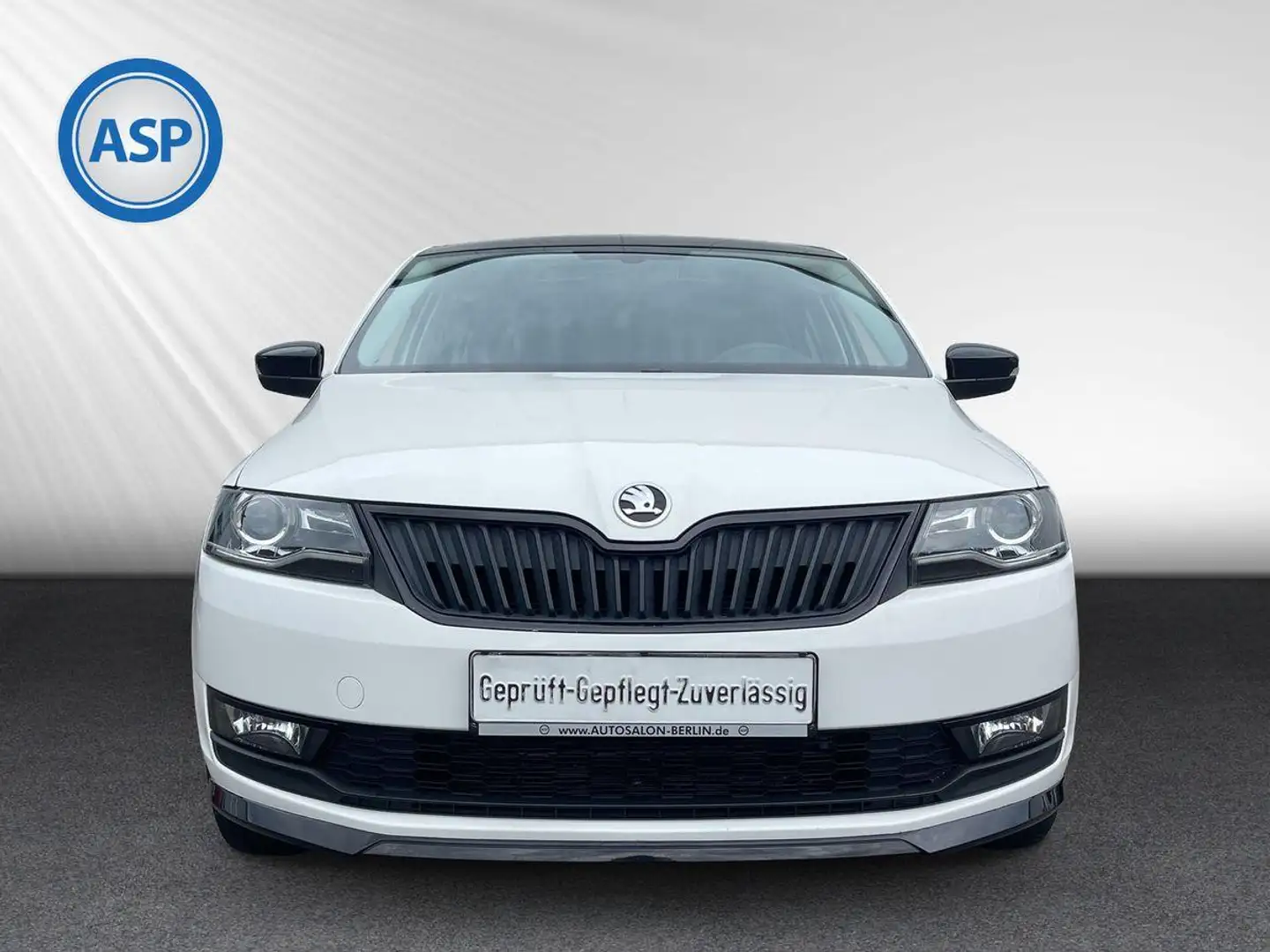 Skoda Rapid/Spaceback SB 1.0 TSI DSG Ambition PANO NAVI PDC RFK Blanco - 2